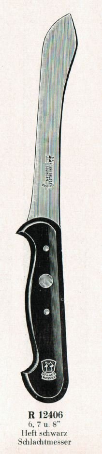 ROBERT KLAAS "Storchmesser" Kochmesser 7", Klingenlänge ca. 18 cm